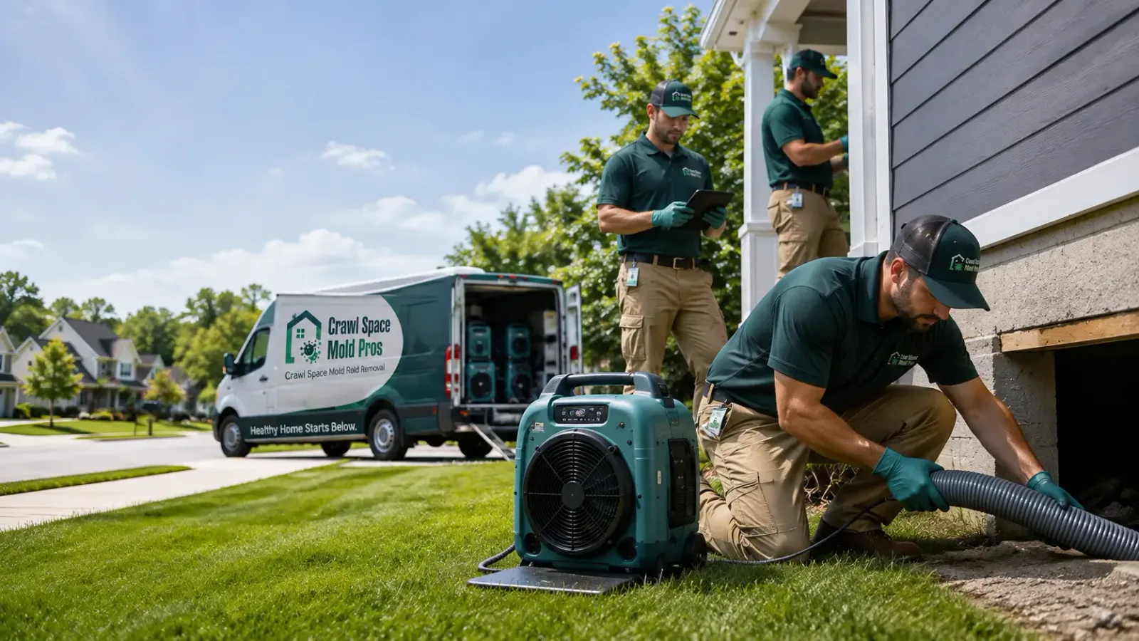 Crawl Space Mold Removal in Slickville, PA